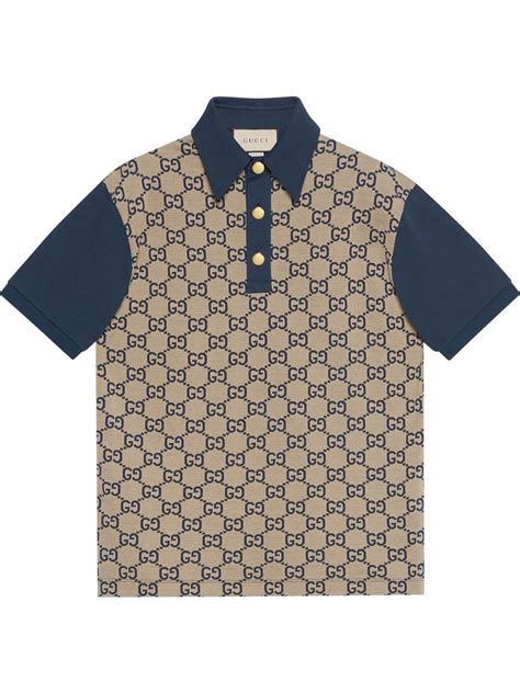 gucci all over monogram polo|mr porter gucci polo shirts.